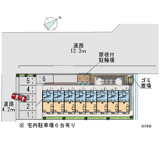 ★手数料０円★四日市市伊倉１丁目 月極駐車場